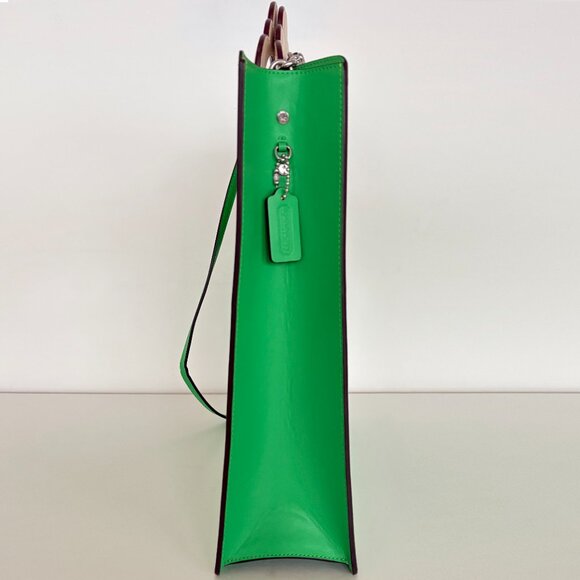 Coachtopia Leather Top Handle Tote Bag - Picture 5 of 10